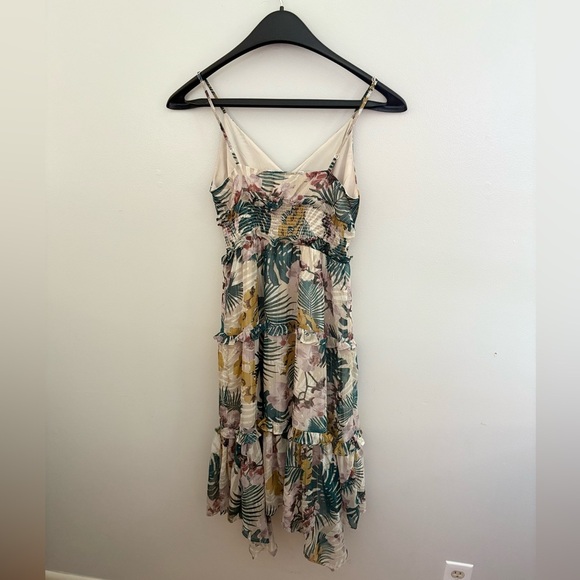 Walter Baker Arabella Tiered Spaghetti Strap Midi Dress size XS - Picture 12 of 14